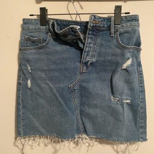 Denim Mini Skirt